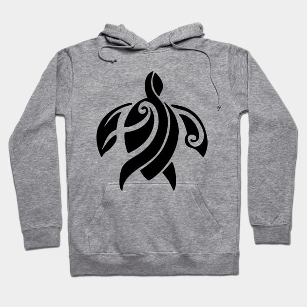 Honu - Polynesian turtle Hoodie by Azul